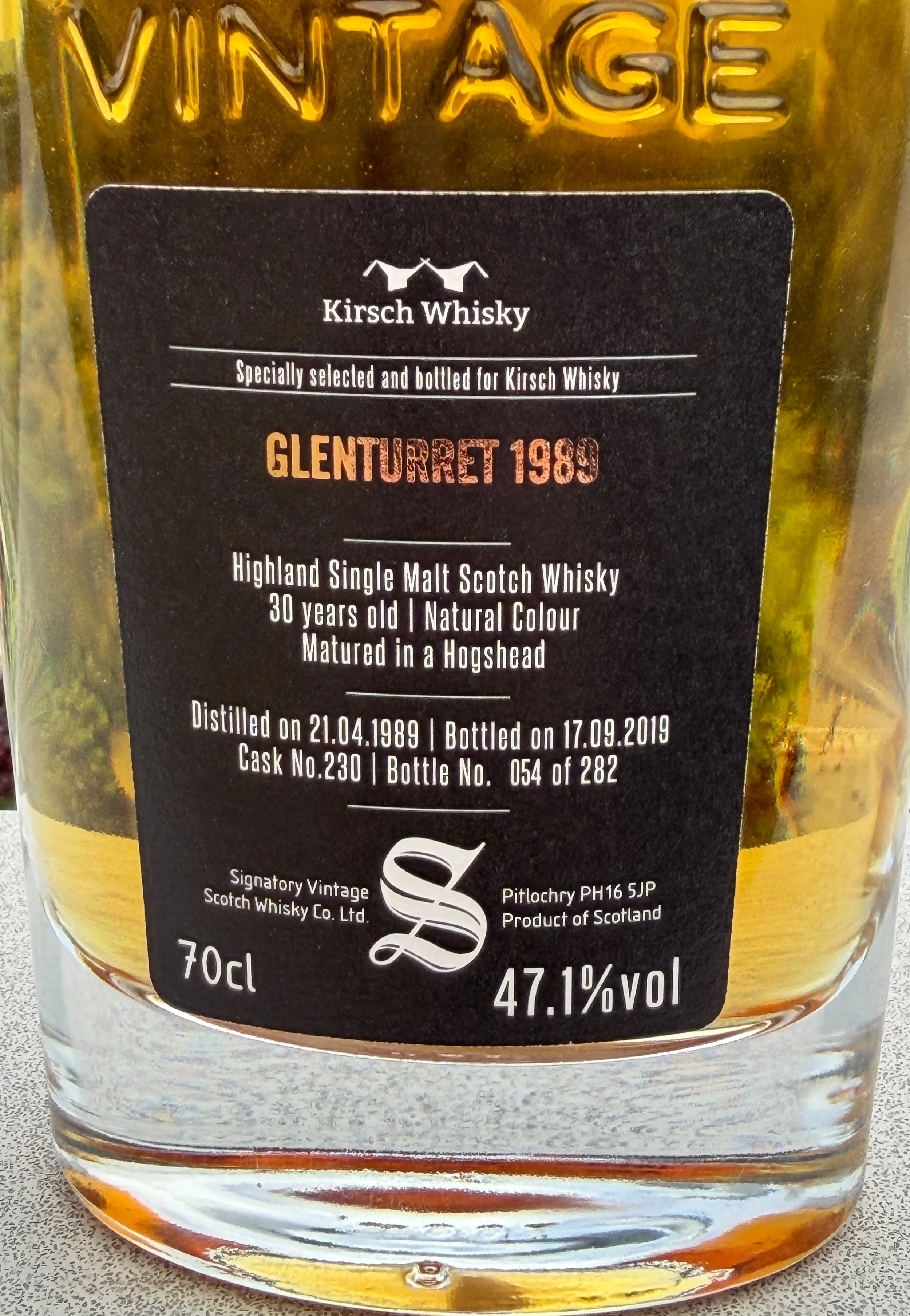 Glenturret 1989 30yo Signatory Vintage — Dramface